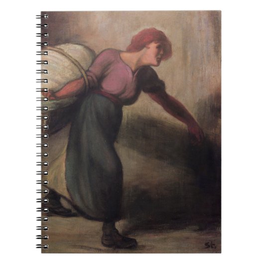 The Laundress, 1894 (olie op canvas) Notitieboek (Voorkant)