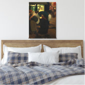 The Laundresses, 1899, door Theophile Steinlen Canvas Afdruk (Insitu (Slaapkamer))