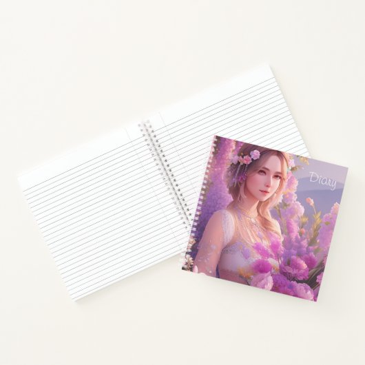 The Lavender Diary Hardcover Journal Notitieboek (Binnen)