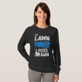 The Lawn Ranger Rides Again   Mowing lawns Men T-shirt (Voorkant volledig)