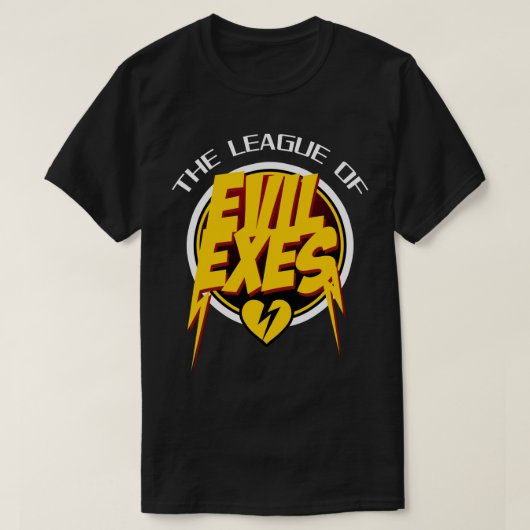 The League of Evil Exes T-shirt (Design voorkant)