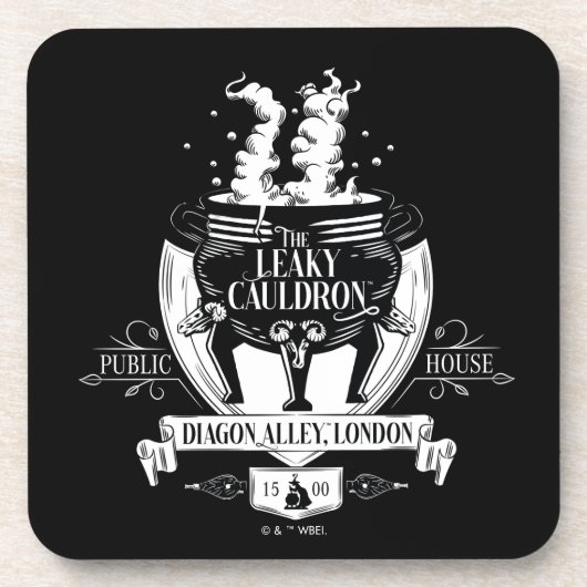 THE LEAKY CAULDRON™ Shop Graphic Bier Onderzetter (Voorkant)