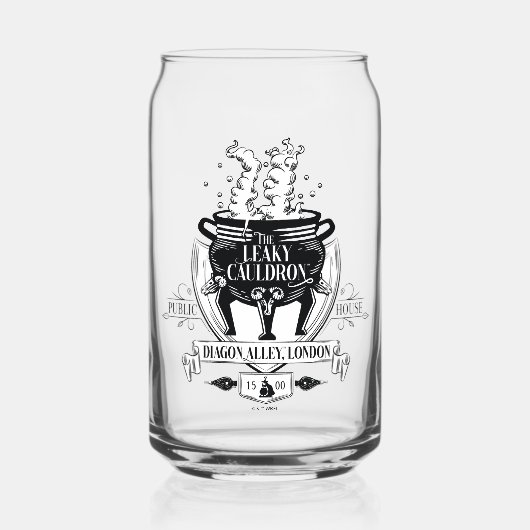 THE LEAKY CAULDRON™ Shop Graphic Blikvorm Glas (Voorkant)