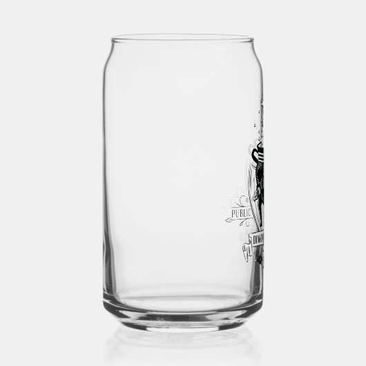 THE LEAKY CAULDRON™ Shop Graphic Blikvorm Glas (Rechts)