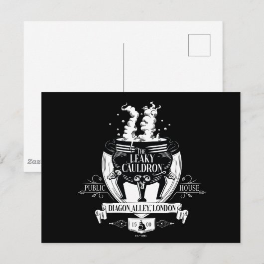 THE LEAKY CAULDRON™ Shop Graphic Briefkaart (Voorkant / Achterkant)