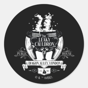 THE LEAKY CAULDRON™ Shop Graphic Ronde Sticker