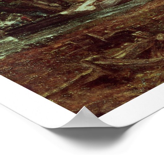 The Leaping Horse, c.1825 (olie op canvas) Poster (Hoek)