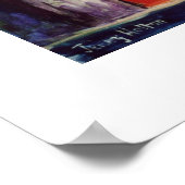 "The left Bank" East Fremantle, Western Australië Poster (Hoek)