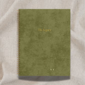 The Legacy | Personalized Author Green Notitieboek