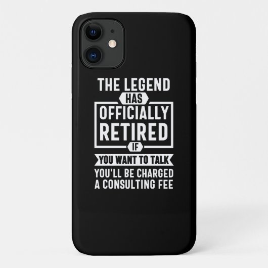 the legend Has Officially Retired Case-Mate iPhone Case (Achterkant)