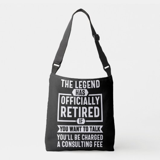 the legend Has Officially Retired Crossbody Tas (Voorkant)