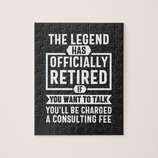 the legend Has Officially Retired Legpuzzel (Verticaal)