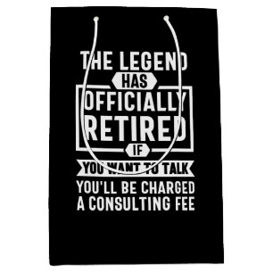 the legend Has Officially Retired Medium Cadeauzakje