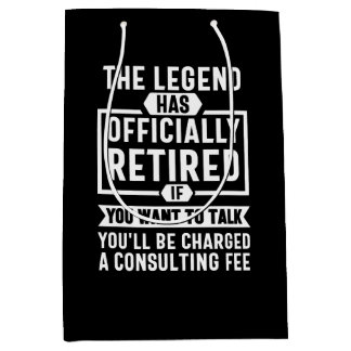 the legend Has Officially Retired Medium Cadeauzakje
