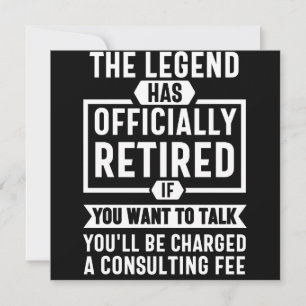 the legend Has Officially Retired Save The Date