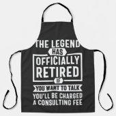 the legend Has Officially Retired Schort (Voorkant)