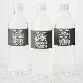 the legend Has Officially Retired Waterfles Etiket (Flessen)