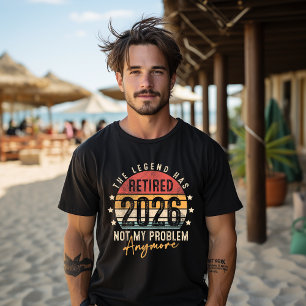 The Legend Has Retired 2026 niet meer mijn problee T-shirt
