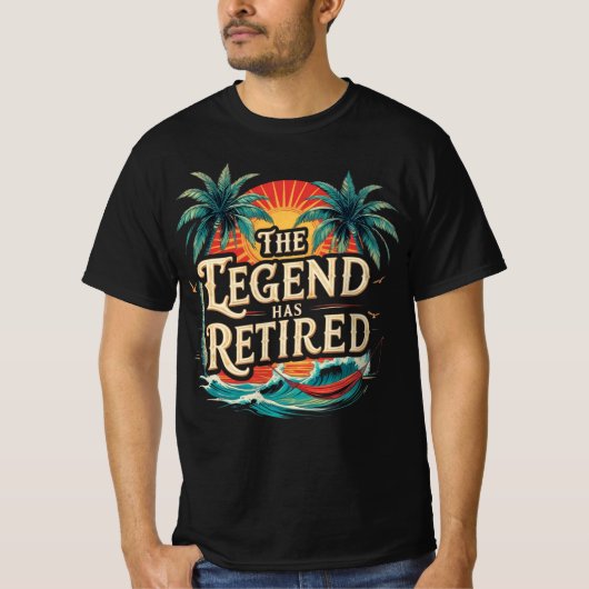 The Legend Has Retired Graphic T-shirt (Voorkant)