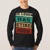 The Legend Has Retired Retirement T-shirt (Voorkant)