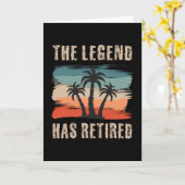 The legend has retired, Retitation, Retiree Kaart (Gele Bloem)