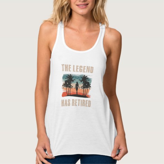 The legend has retired, Retitation, Retiree Tanktop (Voorkant)