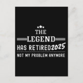 The Legend heeft 2025 gepensioneerd - niet meer mi Briefkaart (Voorkant)