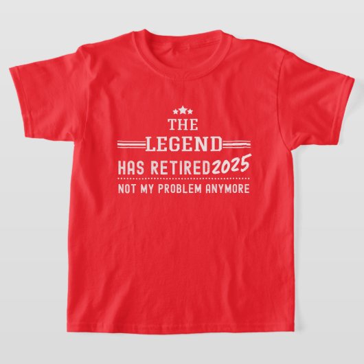 The Legend heeft 2025 gepensioneerd - niet meer mi T-shirt (Laagn)