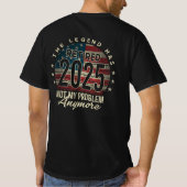 The Legend heeft de Amerikaanse vlag van 2025 inge T-shirt (Achterkant)