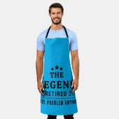 The Legend is met pensioen gegaan 2024 Niet mijn P Schort (Gedragen)