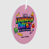The Legend of Day 67 Rainbow School Celebration Ornament (voorkant)