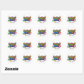 The Legend of Day 67 Rainbow School Celebration Ronde Sticker (Vel)