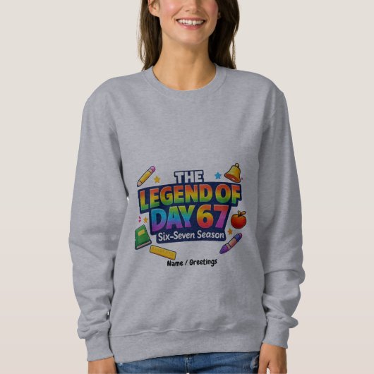 The Legend of Day 67 Rainbow School Celebration Trui (Voorkant)