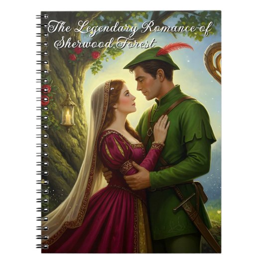 The Legendary Romance of Sherwood Forest Notitieboek (Voorkant)