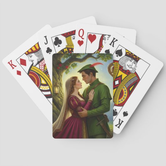 The Legendary Romance of Sherwood Forest Pokerkaarten (Achterkant)