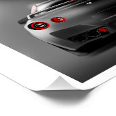 The Legendary Supercar GTR Godzilla Poster (Hoek)