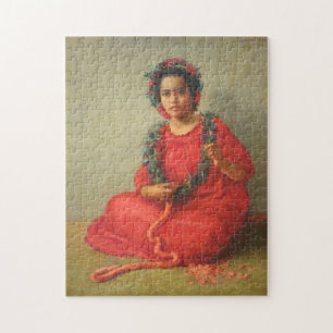"The Lei Maker" — Theodore Wores Legpuzzel