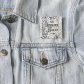 The Leisure Hour, Londen, 1888 Vierkante Button 5,1 Cm (In situ)