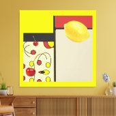 The Lemon Drop Canvas Afdruk (Insitu (Woonkamer))