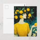 The Lemon Goddess Briefkaart (Voorkant / Achterkant)