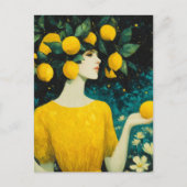 The Lemon Goddess Briefkaart (Voorkant)