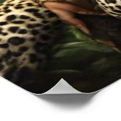 The Leopard Princess Pinup Girl Style Wall Poster (Hoek)