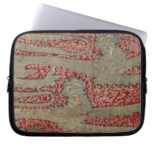 The Leopards of England, 15e eeuw (tapestry) Laptop Sleeve