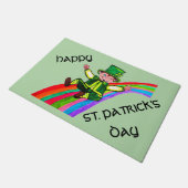 THE LEPRECHAUN'S RAINBOW  DEURMAT (Schuin)