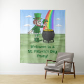 The Leprechauns St Patrick's Day Party Wandkleed (In situ)