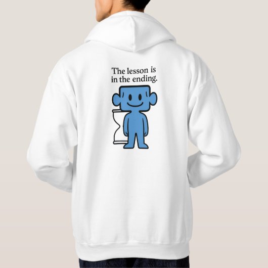 The Lesson is in the Ending - Smilo Hoodie (Achterkant)