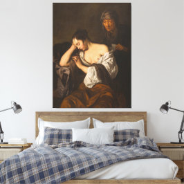 The Letter (between 1650 and 1660) Canvas Afdruk