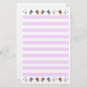 The letter paper of the cats briefpapier (Voorkant / Achterkant)