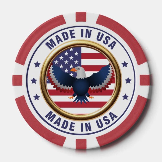 The Liberty Collection Poker Chip – Made in USA (Voorkant)