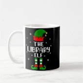The Library Elf Christmas Party Matching Family Xm Koffiemok (Links)